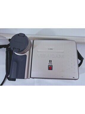 Sharp VL-E660 VL-E660U 8mm Video8 Camcorder Hi-Fi Monaural 40x Untested